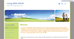 Desktop Screenshot of livingwithadhd.net